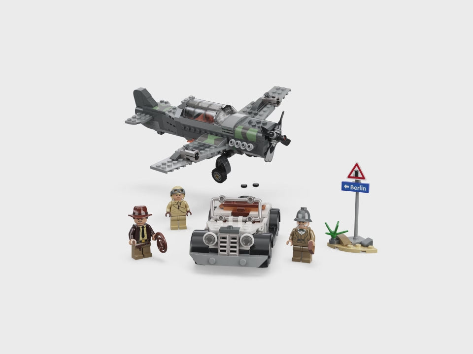 LEGO Indiana Jones Fighter Plane Chase Building Set (77012) - Video