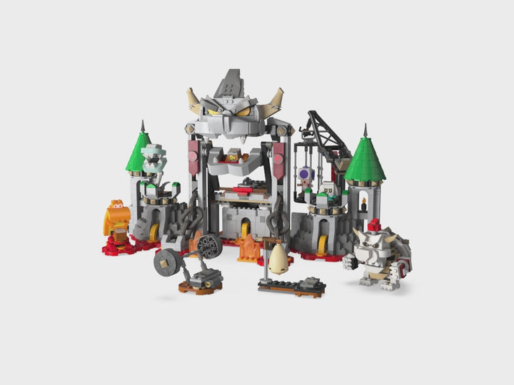 LEGO Nintendo Super Mario Dry Bowser Castle Battle Expansion Building Set (71423) - Video