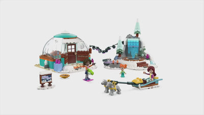 LEGO Friends Igloo Holiday Adventure Building Set (41760) - Display