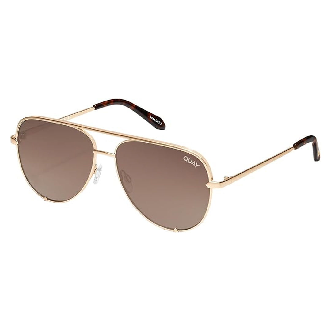 Quay Australia HIGH KEY Classic Unisex Aviator Sunglasses