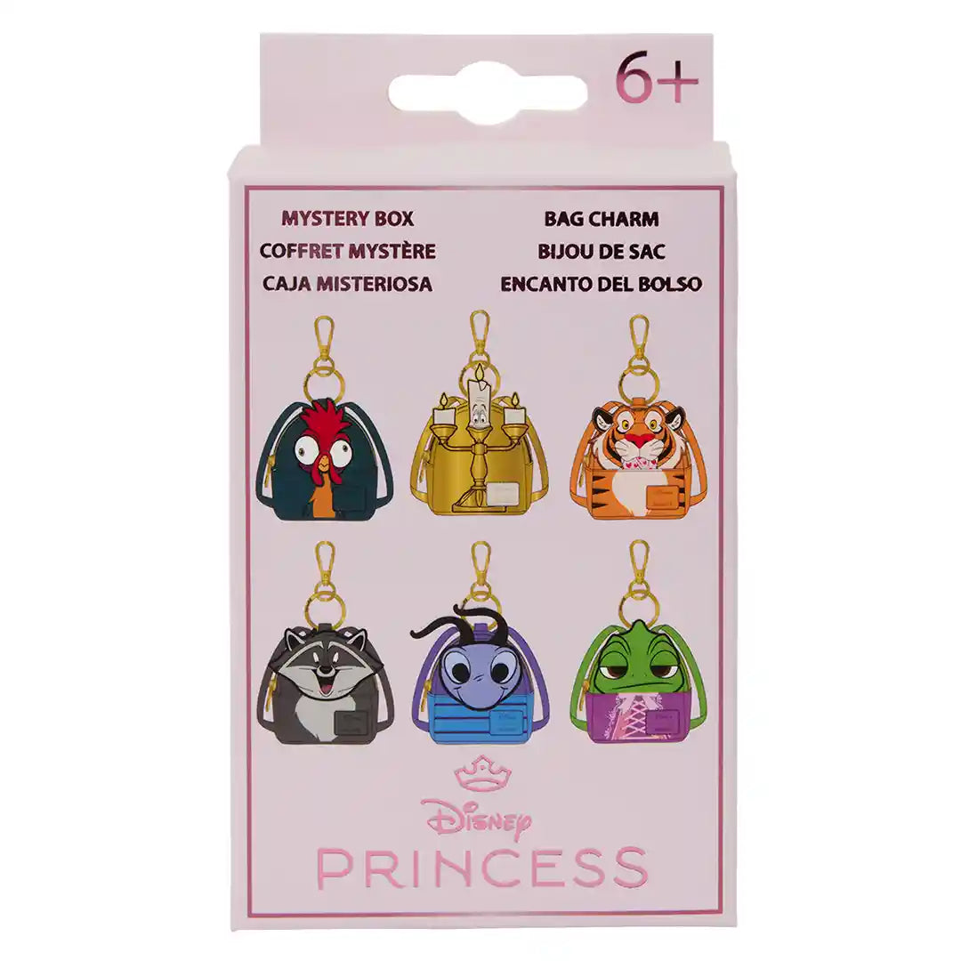Loungefly Disney Princess Sidekicks Mystery Mini Backpack Keychain Charm
