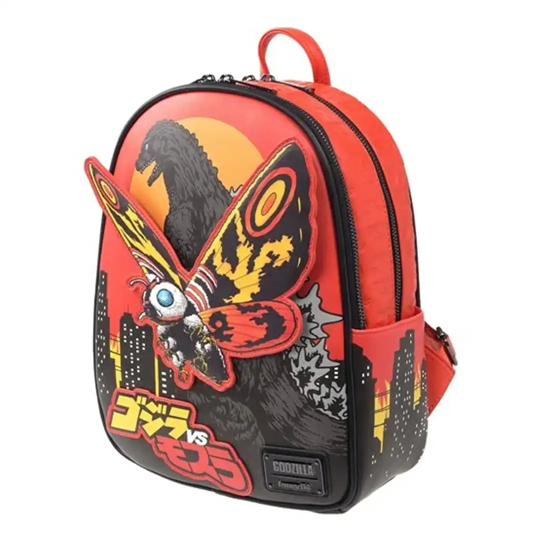 Loungefly Godzilla vs. Mothra Midsize Backpack - Entertainment Earth EX