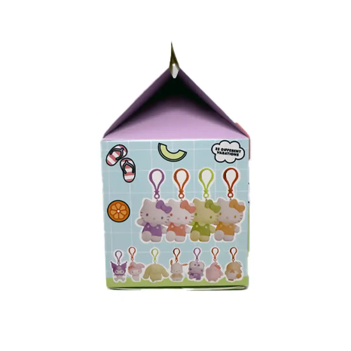 Hello Kitty Summer Flocked Keychain Blind Box
