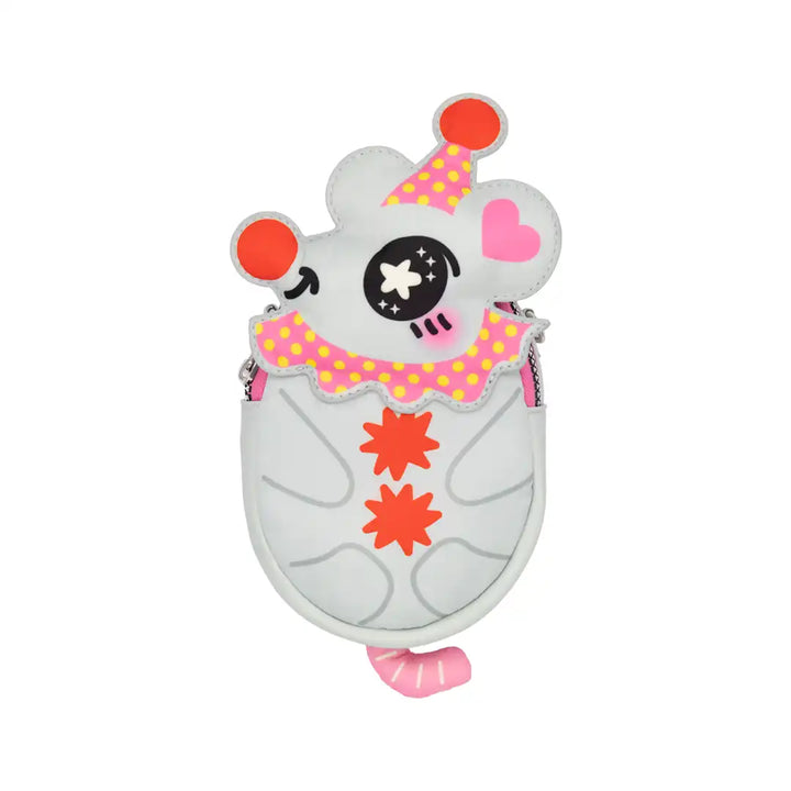 Whatever Makes You Happy So Lazo Party Rat Mini Crossbody Bag Charm