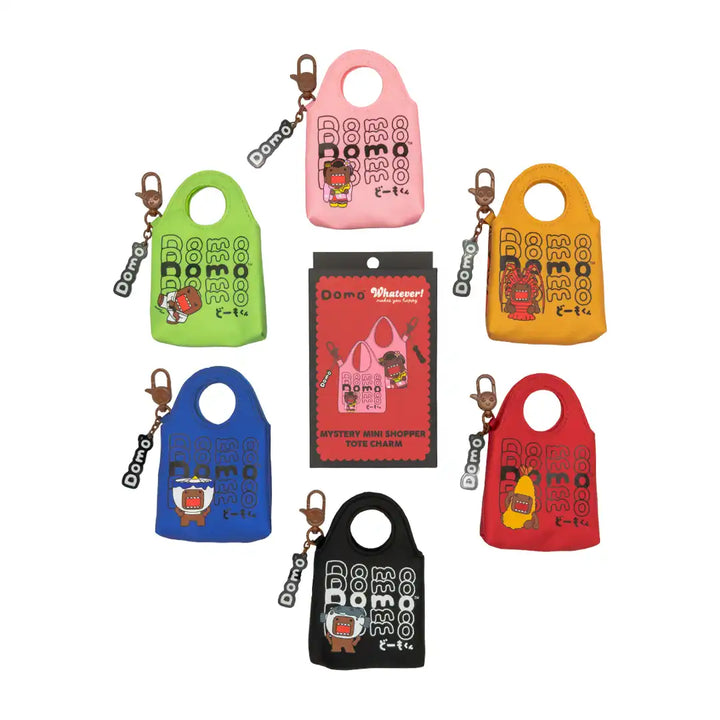 Whatever Makes You Happy Domo Mystery Box Mini Shopper Bag Charms