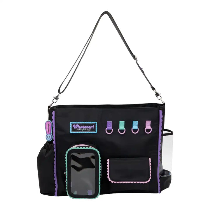Whatever Makes You Happy Black Emotional Support Trinket Bag
