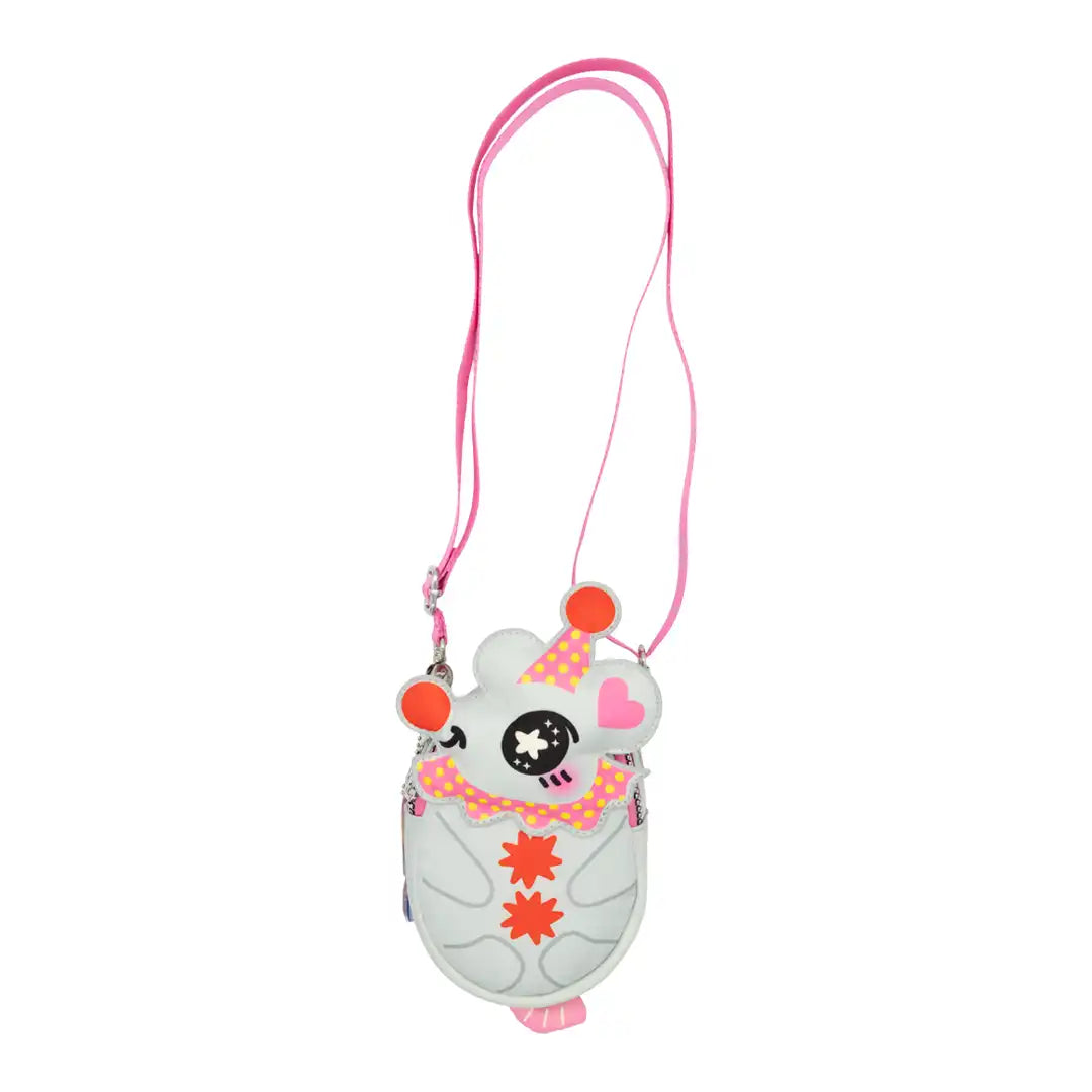 Whatever Makes You Happy So Lazo Party Rat Mini Crossbody Bag Charm
