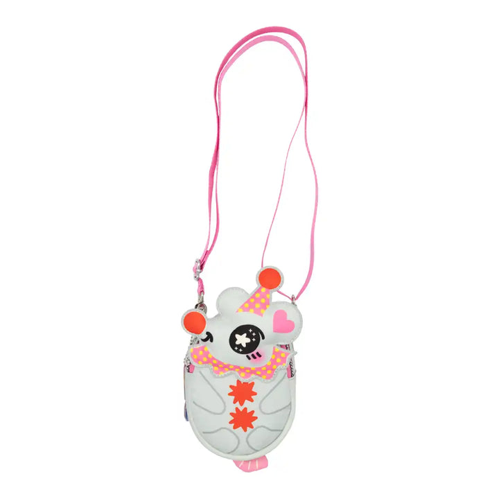 Whatever Makes You Happy So Lazo Party Rat Mini Crossbody Bag Charm