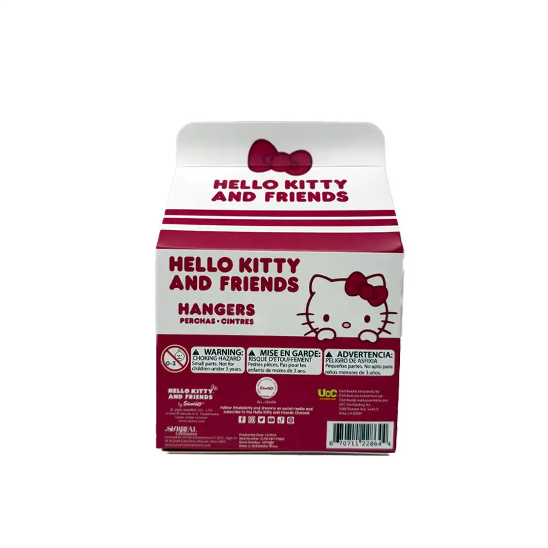 Hello Kitty Strawberry Milk Flocked Keychain Blind Box
