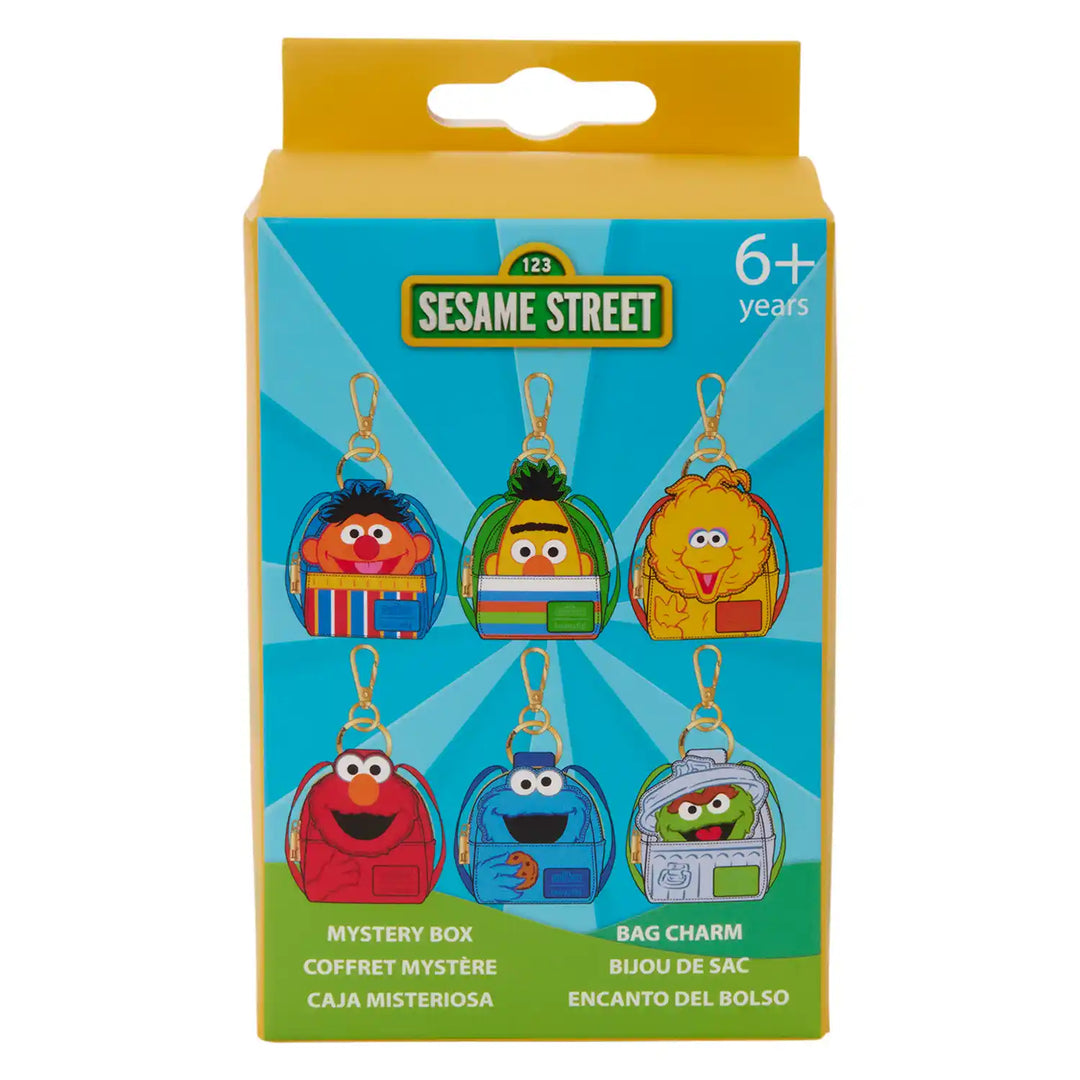 Loungefly Sesame Street Mystery Mini Backpack Keychain Charms