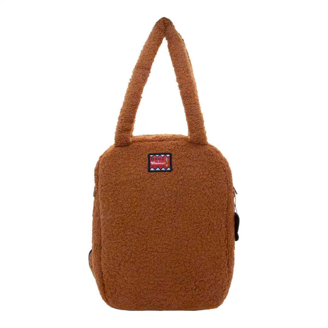 Whatever Makes You Happy Domo Oversized Sherpa Tote Bag