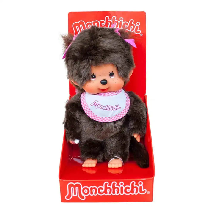 Monchhichi Girl Classic Plush Toy - Pink