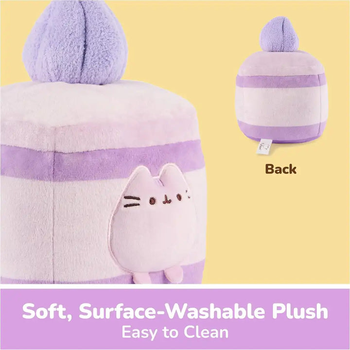 GUND Pusheen Lavender Sponge Cake 6" Plush Toy