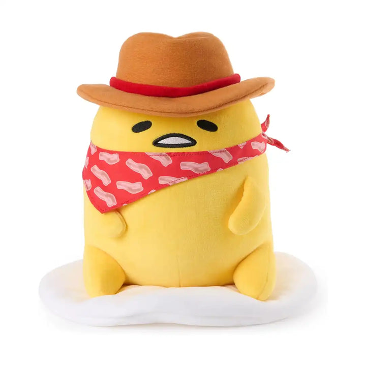 GUND Sanrio Gudetama The Lazy Egg Cowboy 9" Plush Toy