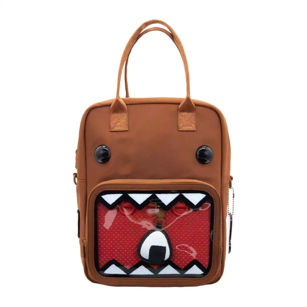 Whatever Makes You Happy Domo Convertible ITA Square Backpack with Bag Charm