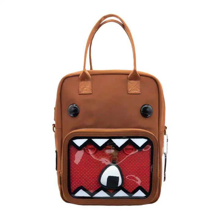 Whatever Makes You Happy Domo Convertible ITA Square Backpack with Bag Charm