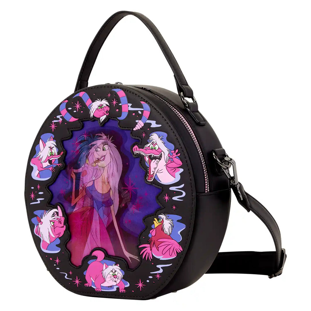 Loungefly Disney The Sword in the Stone Madam Mim Lenticular Crossbody Bag
