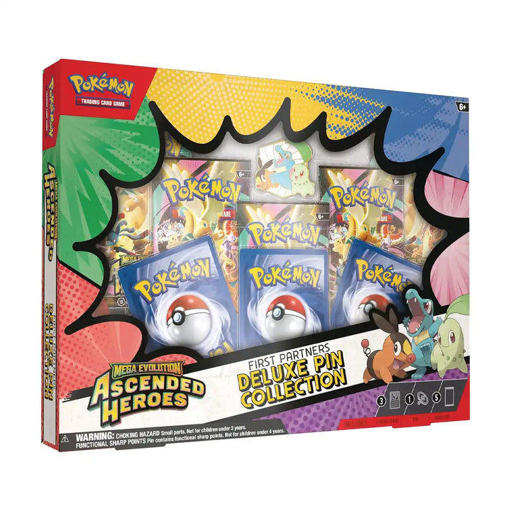 Pokémon TCG: Mega Evolution—Ascended Heroes First Partners Deluxe Pin Collection