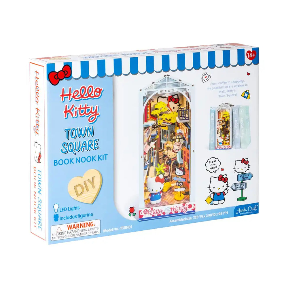 Hands Craft Hello Kitty Town Square Book Nook Kit