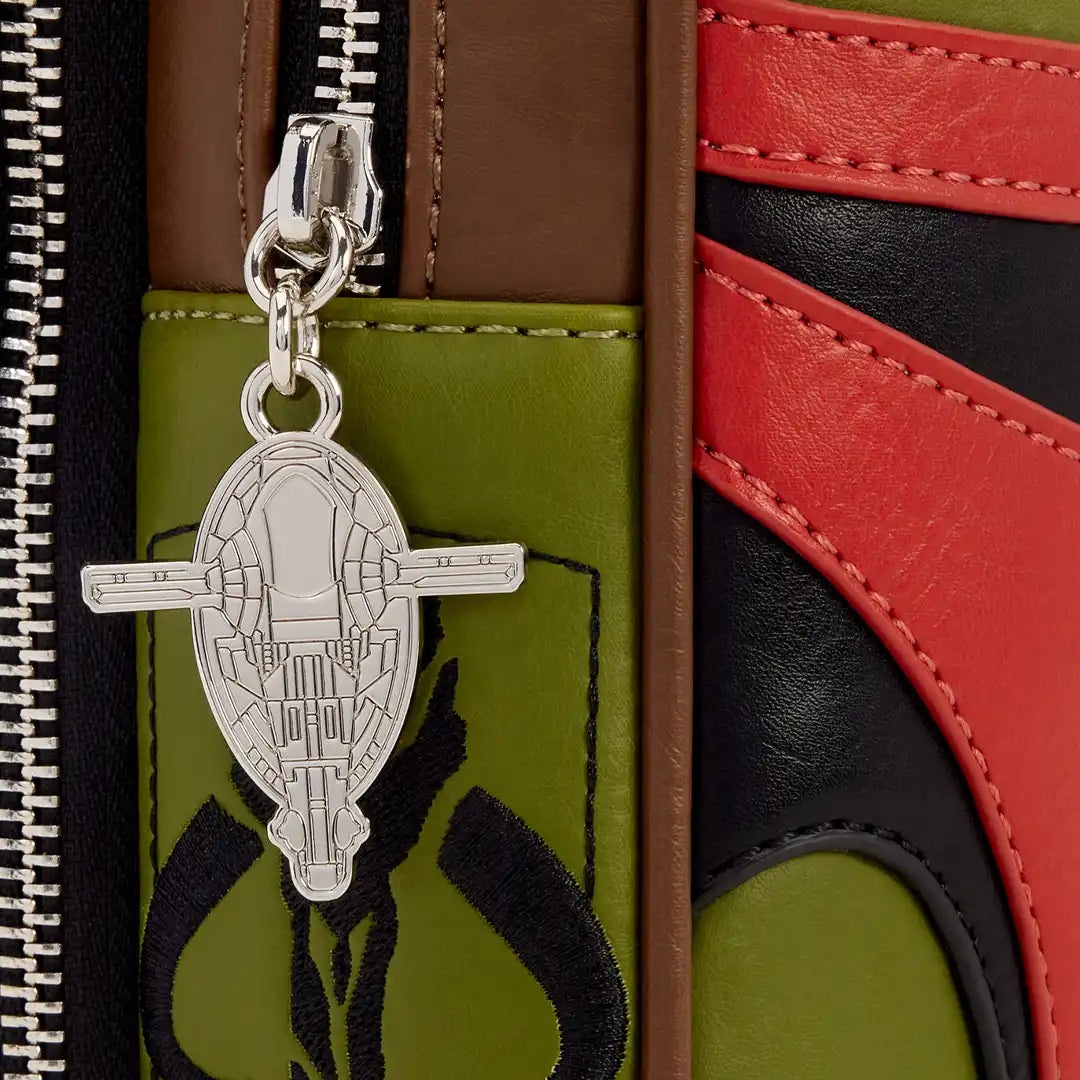 Loungefly Star Wars Boba Fett Cosplay Sling Crossbody Bag
