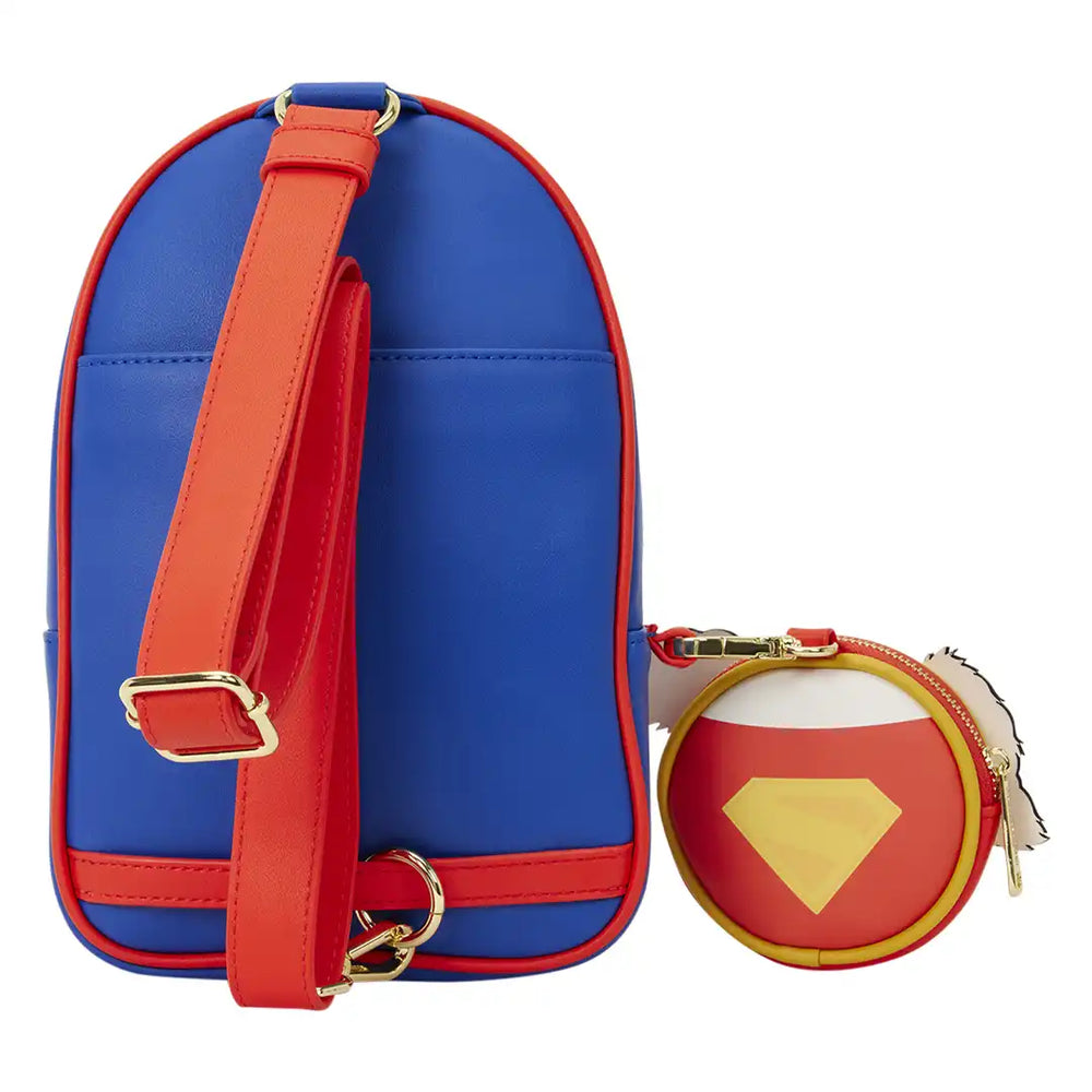 Loungefly DC Supergirl Krypto Sling Crossbody Bag