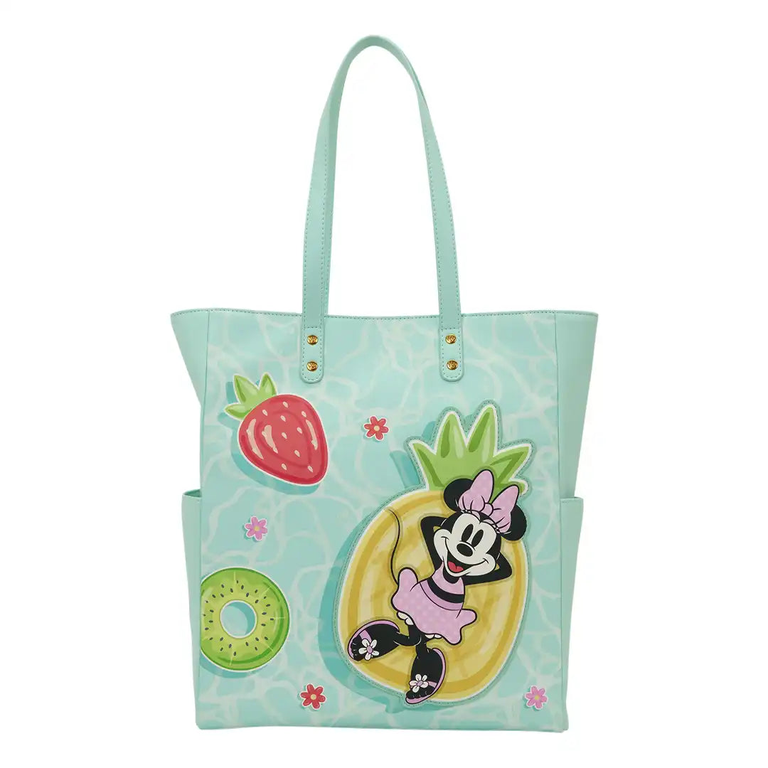 Loungefly Disney Mickey &amp; Minnie Beach Fun Tote Bag
