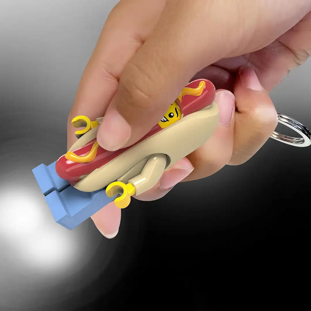 LEGO Minifigures Keychain Light Hot Dog Man