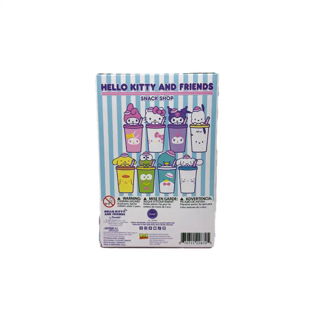 Hello Kitty Snack Flocked Keychain Blind Box