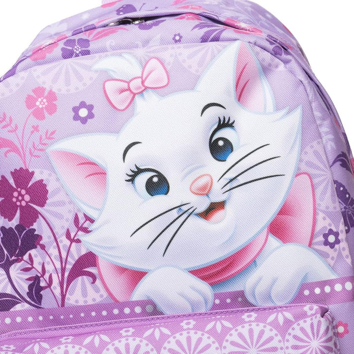 Wondapop Disney Aristocats Marie Backpack 16” Classic Backpack with Laptop Sleeve, Front Pocket &amp; Side Pockets, Disney Marie Travel &amp; School Bookbag