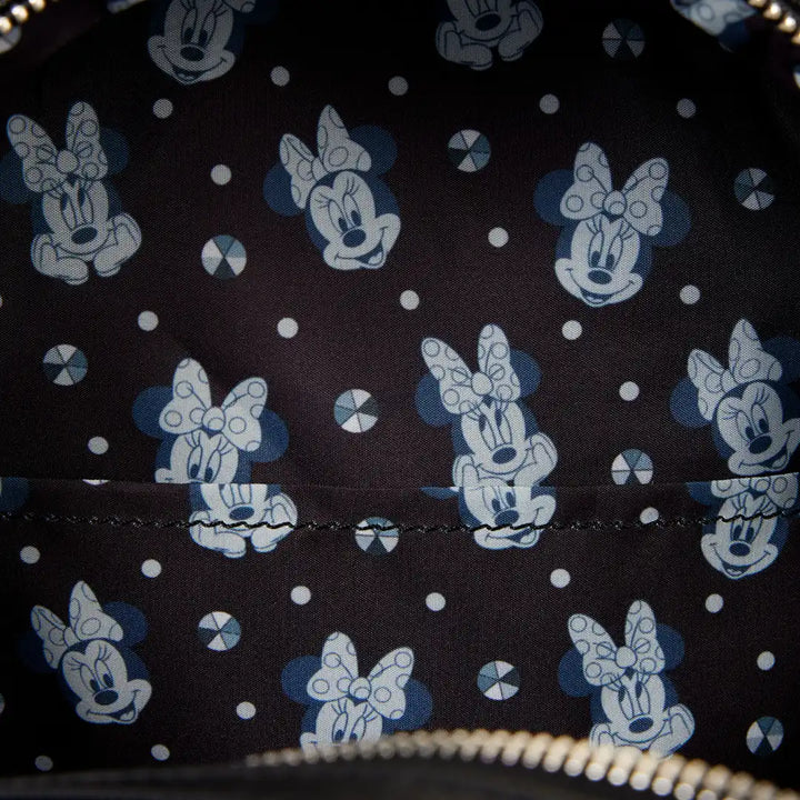 Loungefly Disney Minnie Mouse Studs &amp; Chains Mini Backpack