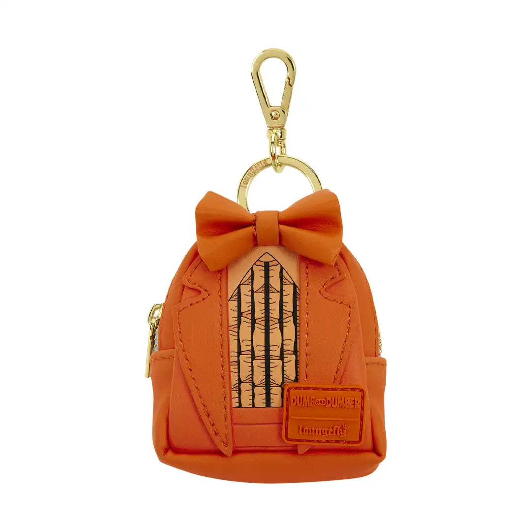 Loungefly Dumb &amp; Dumber Suit Reversible Mini Backpack Keychain Charm