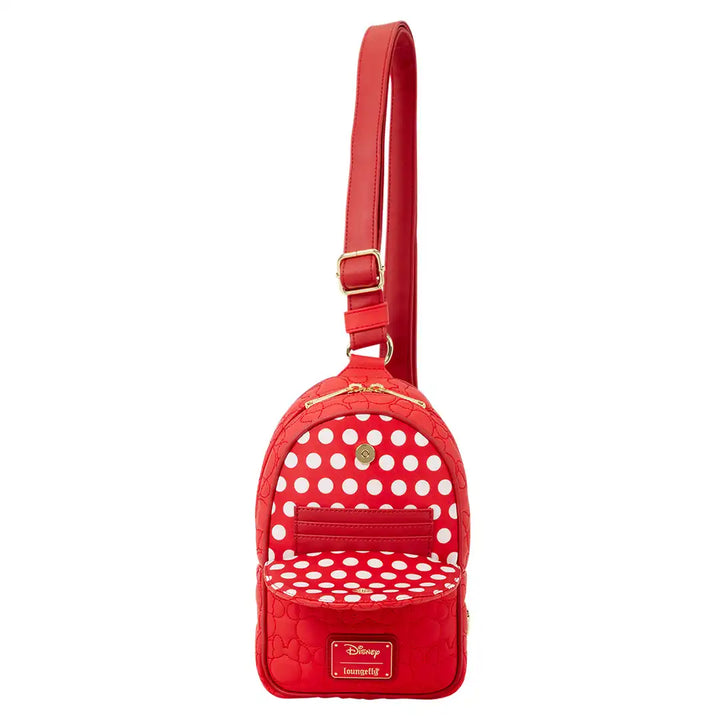 Loungefly Disney Minnie Mouse Silhouette Sling Crossbody Bag