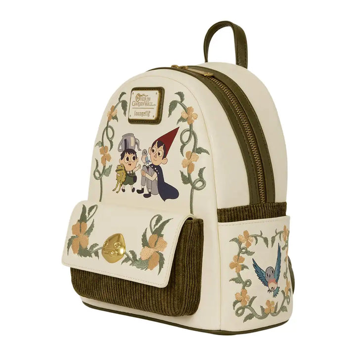 Loungefly Cartoon Network Over the Garden Wall Pottsfield Embroidered Mini Backpack