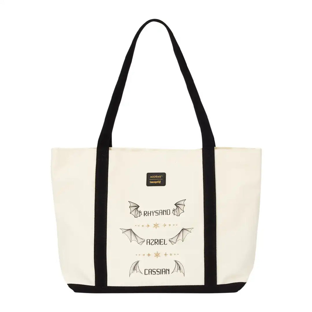 Loungefly ACOTAR The Bat Boys Canvas Tote Bag