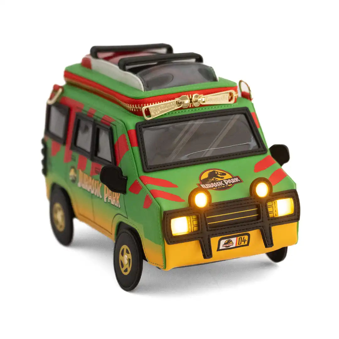Loungefly Universal Jurassic Park Safari Tour Vehicle Figural Crossbody Bag - 707 Street Exclusive