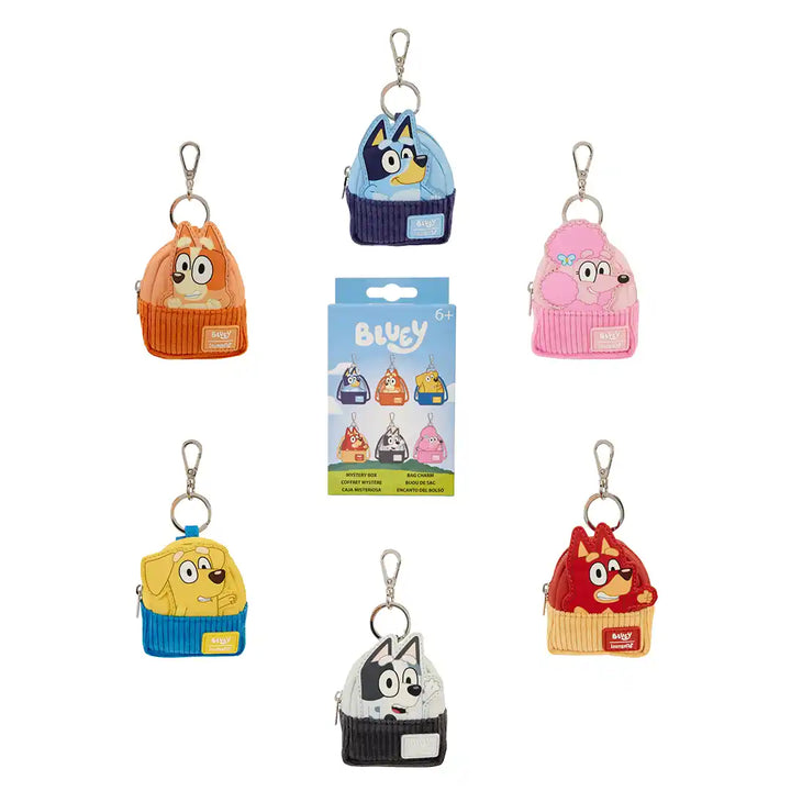Loungefly BBC Bluey Mystery Mini Backpack Keychain Charm