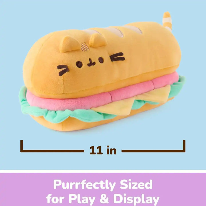 GUND Pusheen Sub Sandwich Squisheen 11-Inch Squishy Plush Toy