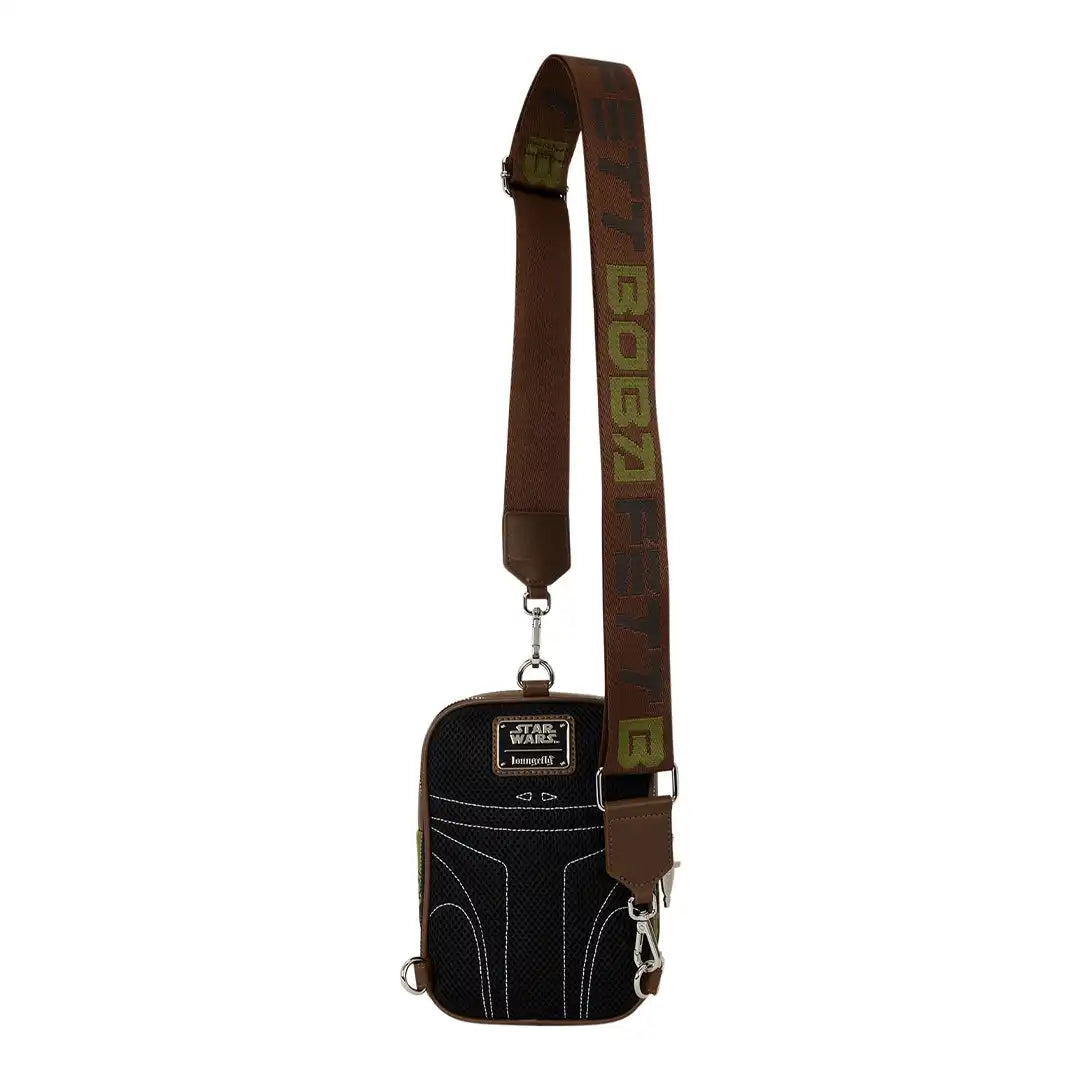 Loungefly Star Wars Boba Fett Cosplay Sling Crossbody Bag