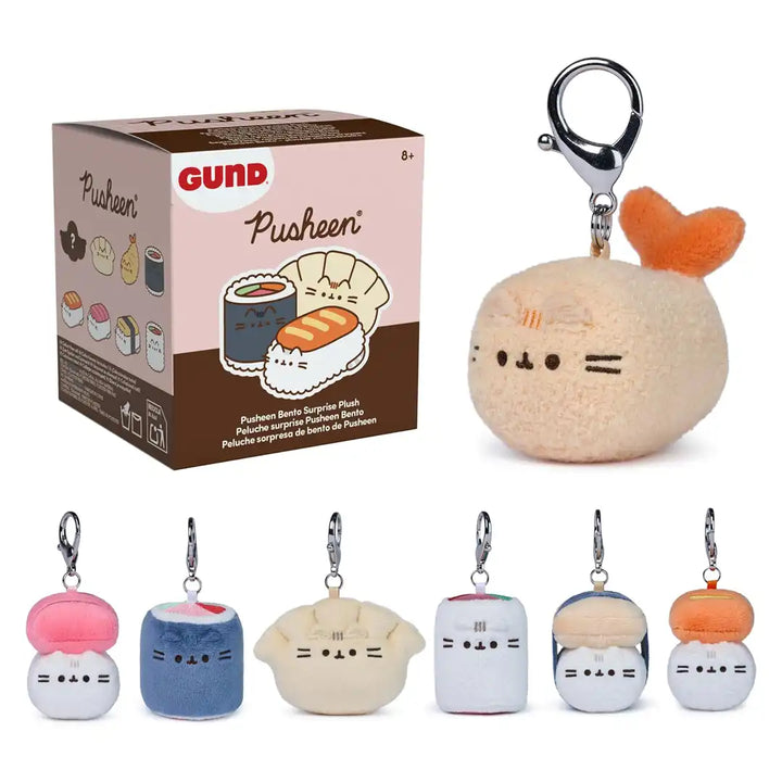 GUND Pusheen Bento Surpise 3" Plush Keychain Blind Box