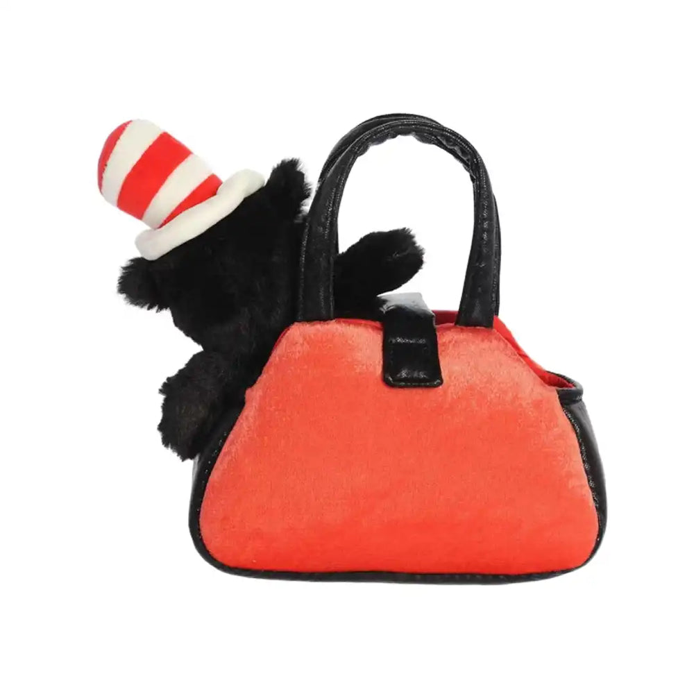 Aurora Fancy Pal Whimsical Dr. Seuss 7.5" Peek-A-Boo Cat in the Hat