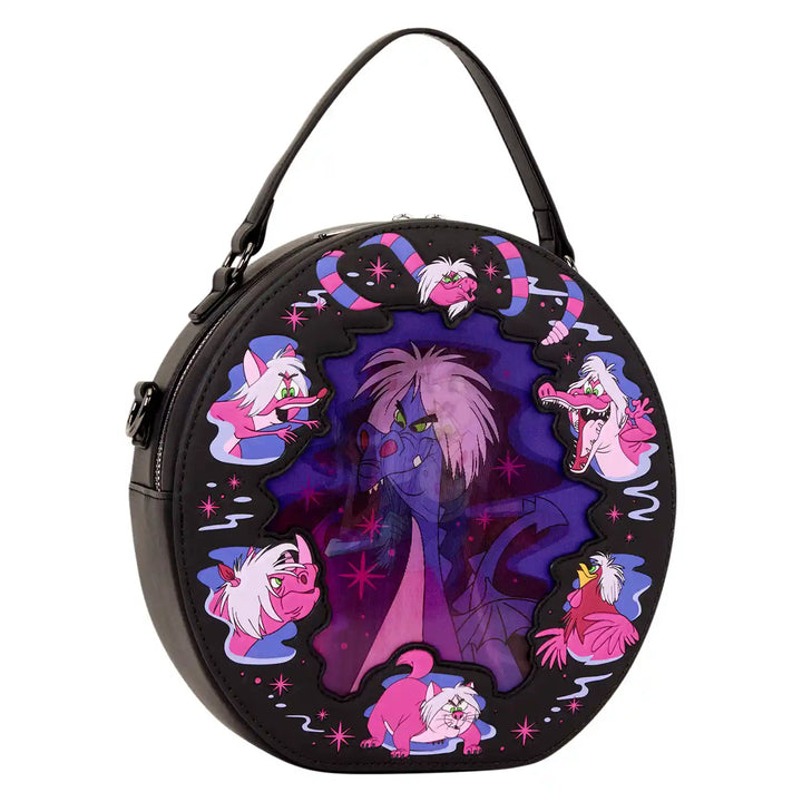 Loungefly Disney The Sword in the Stone Madam Mim Lenticular Crossbody Bag