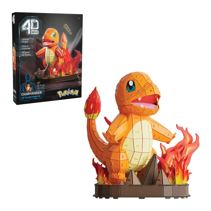 4D Build Pokemon Charmander 3D Model Kit