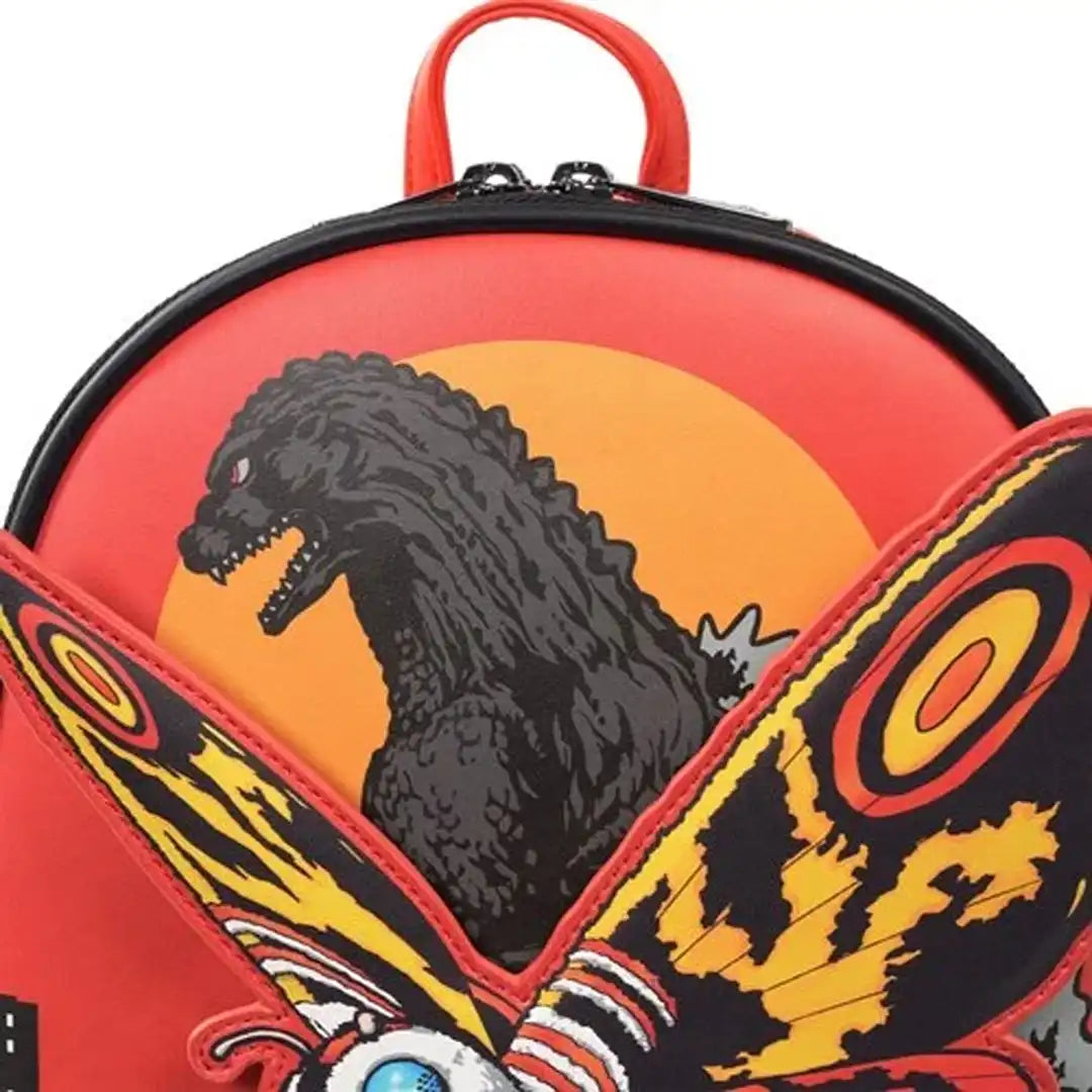 Loungefly Godzilla vs. Mothra Midsize Backpack - Entertainment Earth EX