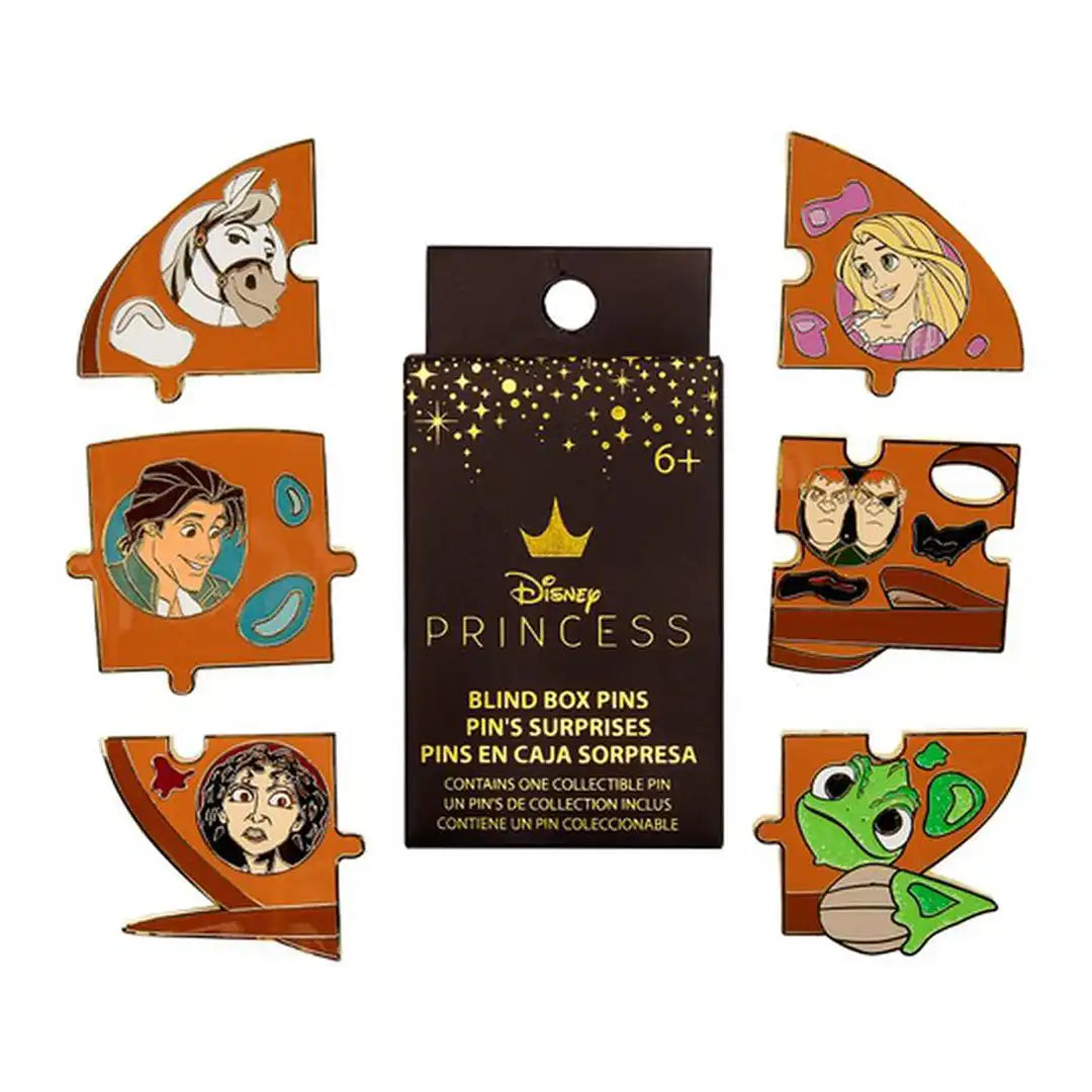 Loungefly Disney Tangled Paints Puzzle Mystery Box Pin