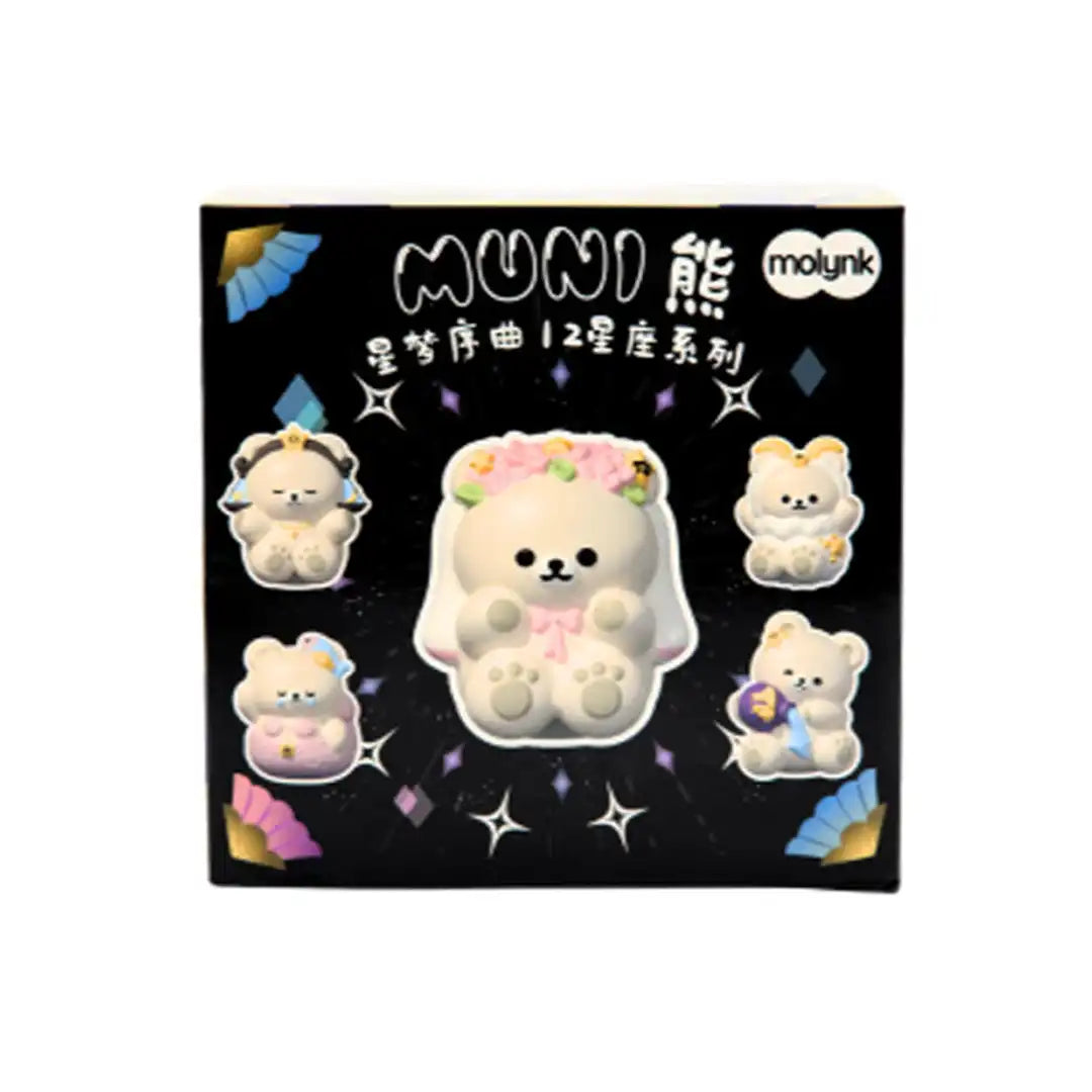 Molynk Muni Bear Overture Zodiac Squishy Blind Box
