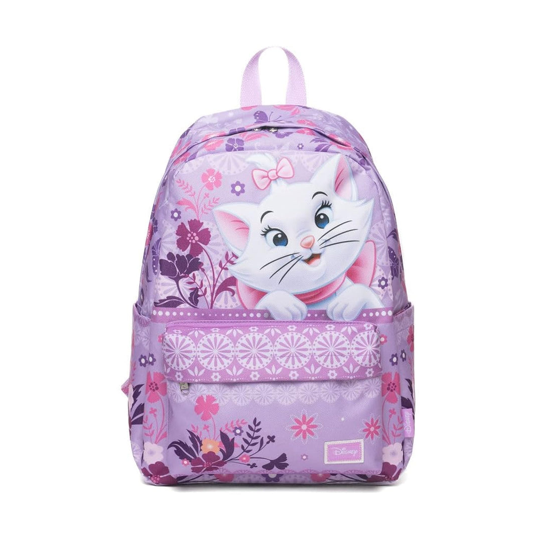 Wondapop Disney Aristocats Marie Backpack 16” Classic Backpack with Laptop Sleeve, Front Pocket &amp; Side Pockets, Disney Marie Travel &amp; School Bookbag