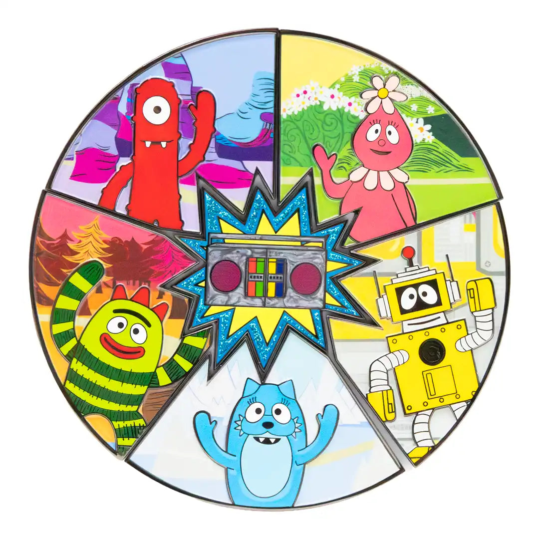 Whatever Makes You Happy Yo Gabba Gabba Mystery Box Gabba Land Puzzle Enamel Pins