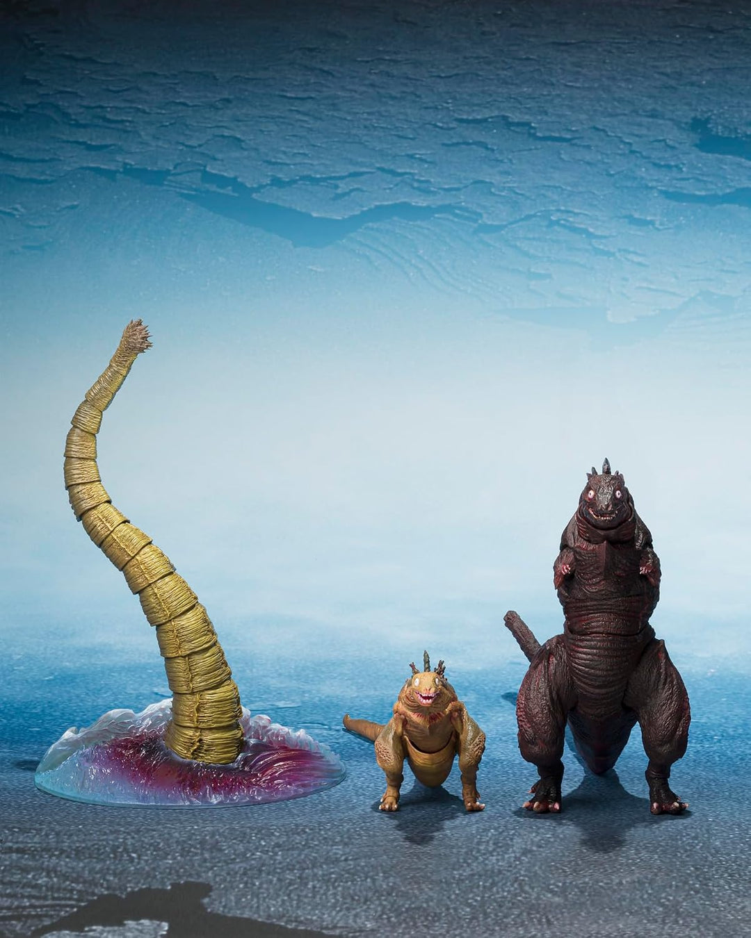 TAMASHII NATIONS - Godzilla - Godzilla [2016] The Second Form &amp; Third Form &amp; Giant Unidentified Creature Set S.H.MonsterArts Action Figure