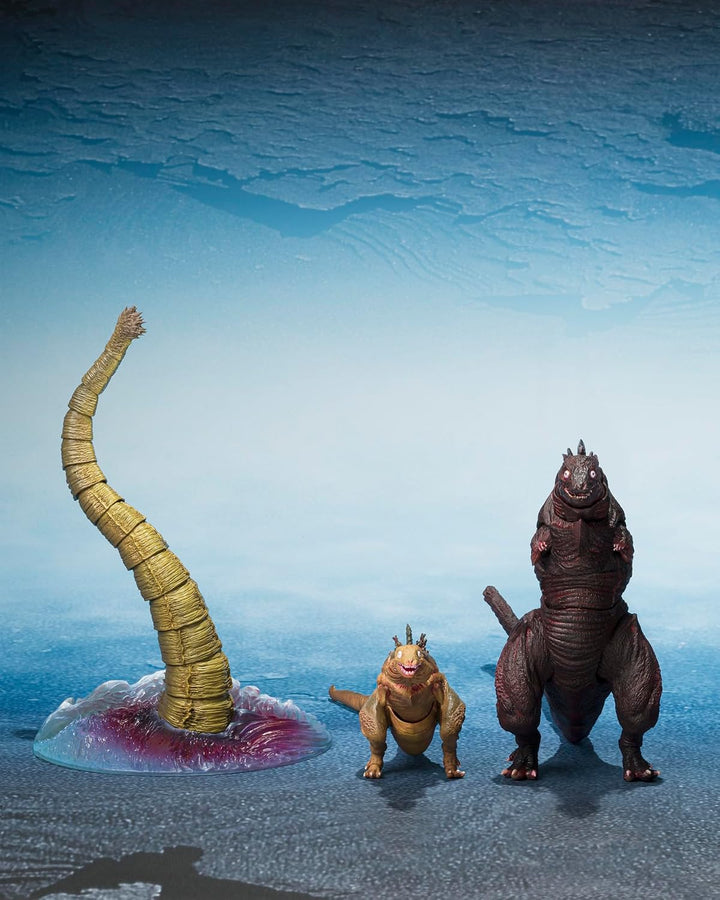 TAMASHII NATIONS - Godzilla - Godzilla [2016] The Second Form &amp; Third Form &amp; Giant Unidentified Creature Set S.H.MonsterArts Action Figure