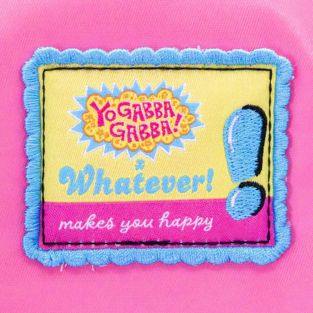 Whatever Makes You Happy Yo Gabba Gabba Lands Double Sided Puffy Tote Bag